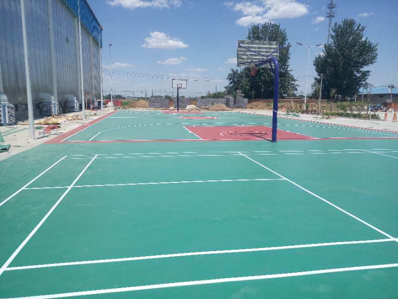 塑胶场地  无极全民健身中心