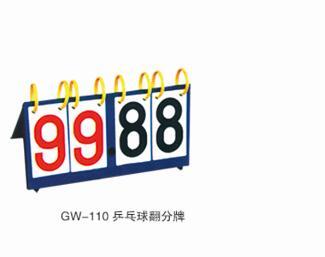 乒乓球翻分牌
